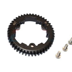 INGRANAGGIO SPURGO IN ACCIAIO 46T (M1.0) - 1PZ nero GPM TRX XO-01 MAXX