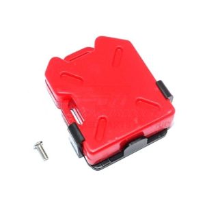 ACCESSORI PER BILANCIA: SERBATOIO OLIO IN PLASTICA PER CINGOLATI -SET 2 PEZZI GPM ROADTECH ACCESSORI PER BILANCIA TRX4 SCX10 HONCHO rosso