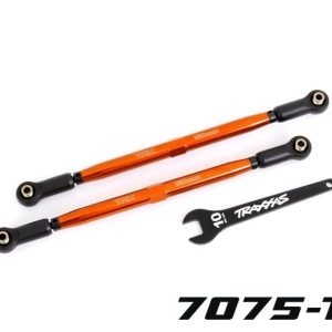 Tiranti Convergenza Alluminio 7075-T6 Xmaxx per Kit 7895 WideMAXX (2) - Arancio