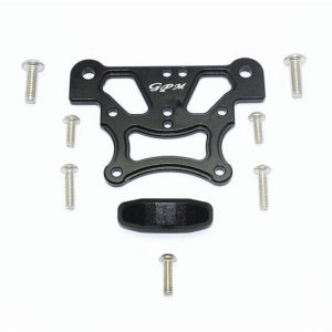 PIASTRA SUPERIORE ANTERIORE IN ALLUMINIO-SET 9 PEZZI nero GPM ARRMA KRATON NOTRIUS OUTCAST