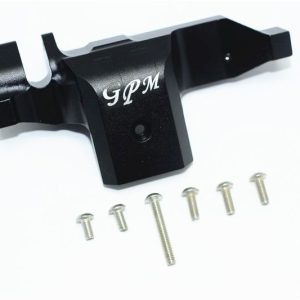 COPERTURA SCATOLA INGRANAGGIO INFERIORE TRASMISSIONE IN ALLUMINIO - SET 7 PEZZI GPM TRX TRX4 DEFENDER nero