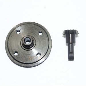 INGRANAGGIO DIFFERENZIALE PRINCIPALE DRITTO IN ACCIAIO 43T/13T SET DA 2 PEZZI nero GPM ARRMA SENTON TYPHON INFRACTION LIMITLESS