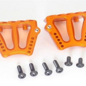 SUPPORTO DISSIPATORE MOTORE IN ALLUMINIO - 1SET arancione GPM TRX XMAXX 6S