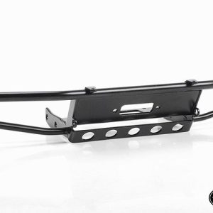 Guardian Steel Front Winch Bumper for Axial 1/10 SCX10 II UM RC4WD (Black)