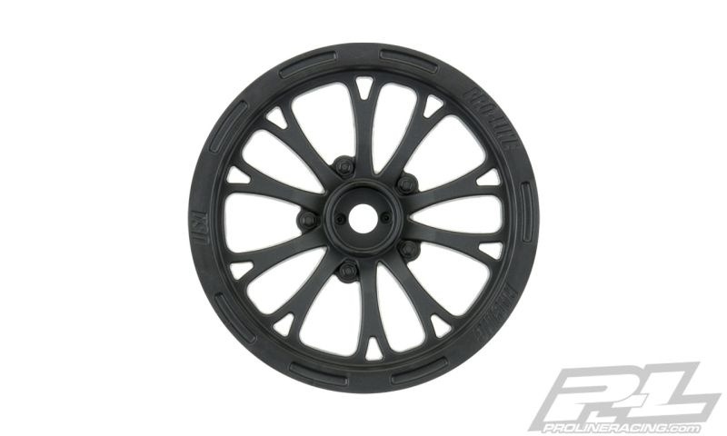 1/10 Pomona Drag Spec Rear 2.2/3.0 12mm Drag Wheels (2) Black