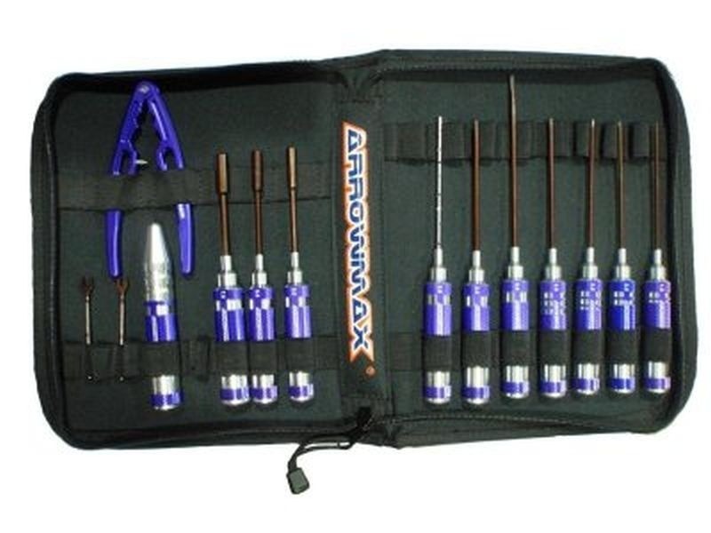 AM Toolset For EP (14pcs) with Tools bag ARROWMAX (Tool sets and bags)