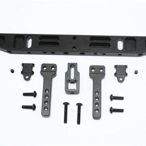 PARAURTI POSTERIORE IN ALLUMINIO CON ANELLI A D (CLASSIC) -SET 14 PEZZI nero GPM TRX TRX4 DEFENDER