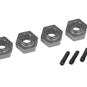 Set Trascinatori HEX 12mm alluminio Grigio (4)