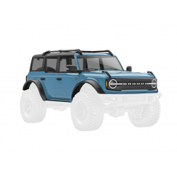 Carrozzeria Ford Bronco 2021 1:18 in ABS, completa di accessori e agganci clipless - Verniciata Azzurro Area51