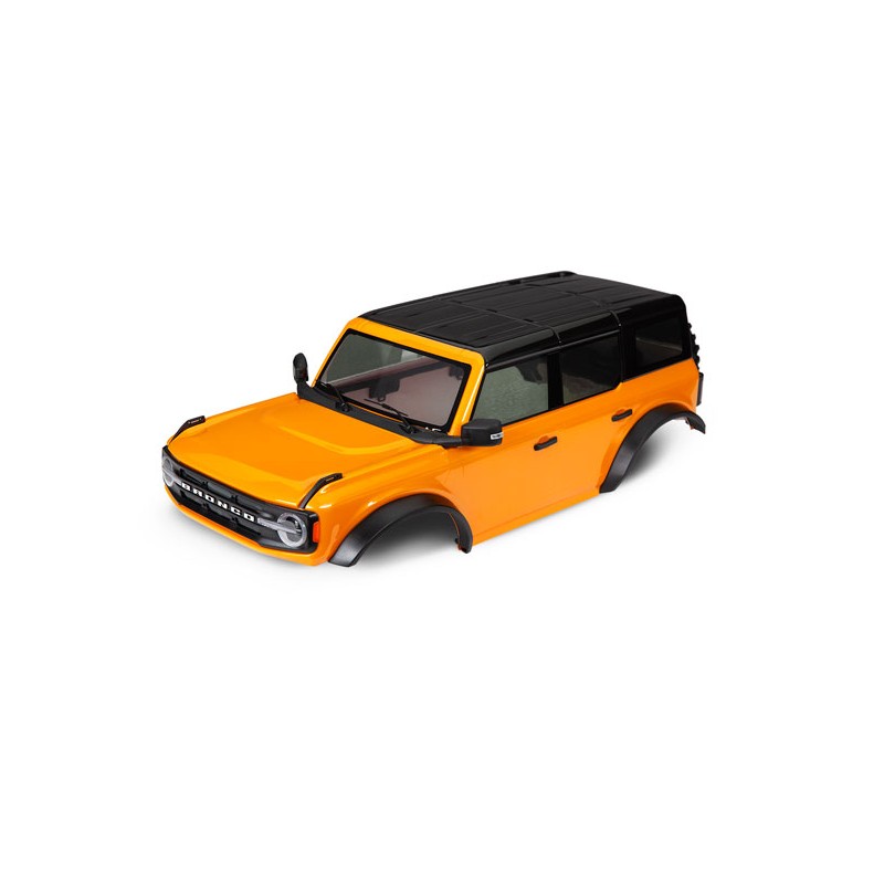 Carrozzeria Ford Bronco 2021 Verniciata Arancione completa di accessori in plastica e supporti clipless - 8080X richiesto