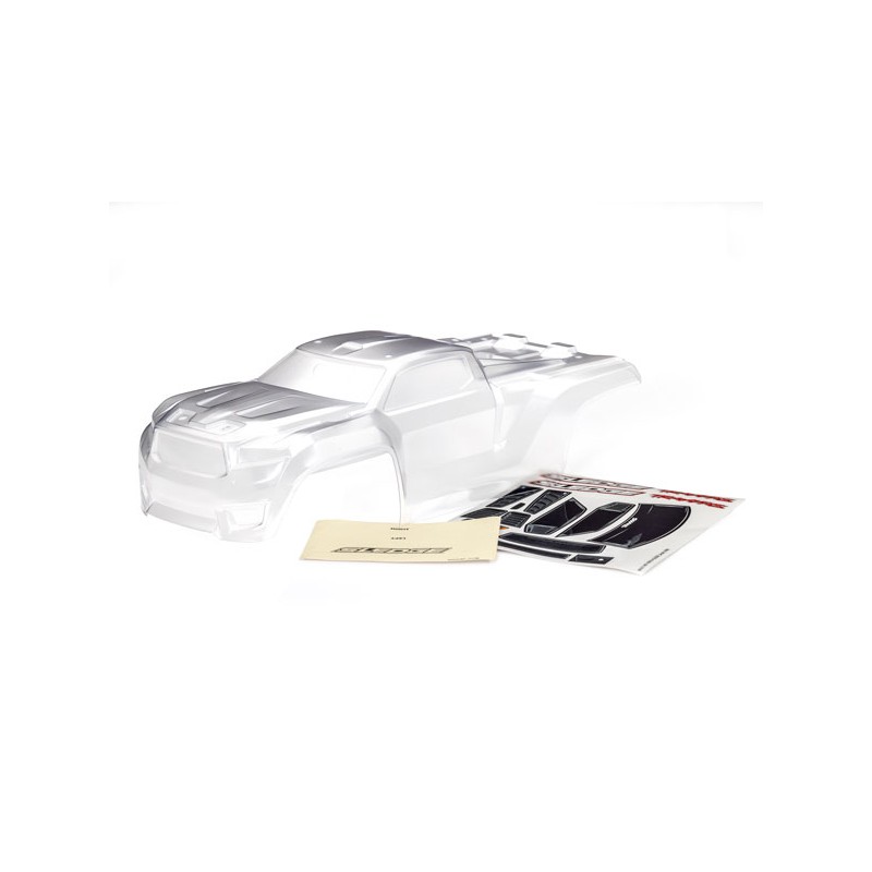 Carrozzeria Sledge Trasparente con Mascherature e Decals