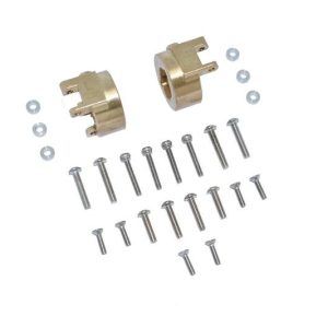 SUPPORTI SCATOLA INGRANAGGIO POSTERIORE IN OTTONE (FORI DI POSIZIONAMENTO MULTIPLI) - 28PC GPM TRX TRX4 DEFENDER BRONCO BLAZER G500 SET