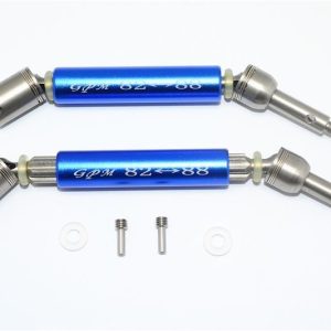 ALBERO MOTORE POSTERIORE CVD IN ACCIAIO INOSSIDABILE 304+ALLUMINIO -SET 6 PEZZI GPM TRX XO-01 blu