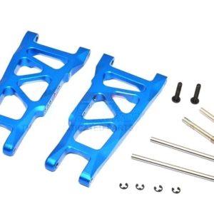 BRACCIO INFERIORE POSTERIORE IN LEGA - SET 1PR(= SLA055) blu GPM TRX 1/10 RUSTLER VXL