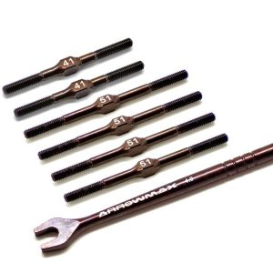 Turnbuckle Set for Yokomo B-MAX2 (Spring Steel) ARROWMAX (Option Parts for Yokomo B-MAX2  )