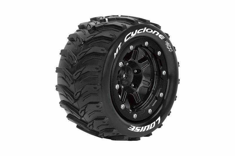 MT-Cyclone MFT SOFT su cerchio BL nero 17mm (1/2) (2) LOUISE per TRX Maxx *J*