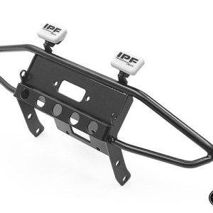 Guardian Steel Front Winch Bumper w/ IPF Lights (Black) RC4WD for Axial 1/10 SCX10 II UMG10