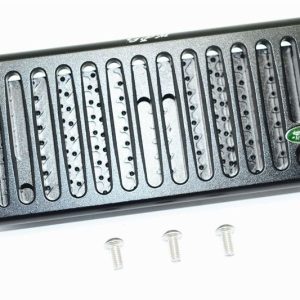GRIGLIA ANTERIORE (VERTICALE) IN ALLUMINIO PER TRX4 DEFENDER - SET 5PZ GPM TRX TRX4 DEFENDER nero