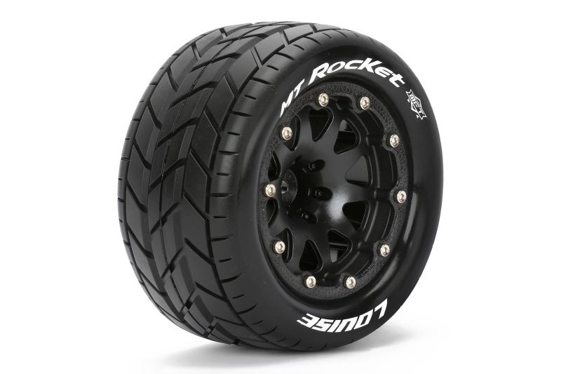 MT-Rocket MFT SOFT su cerchio 2.8 BL nero 12mm (1/2) (2) LOUISE 1/10 Monster Truck - TRX 2WD anteriore/4WD anteriore/h, Nitro posteriore