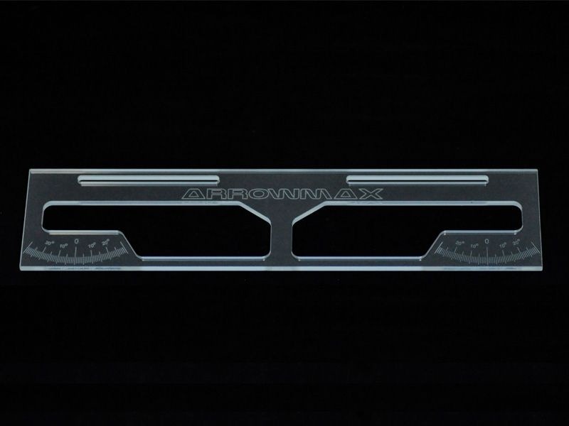 Toe In Setup Plate Universal For On-Road Cars ARROWMAX (Setup Tools)