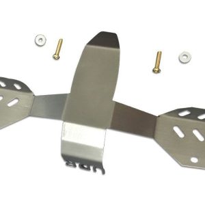 PIASTRA PROTEZIONE VALVOLA ASSE POSTERIORE IN ACCIAIO INOX - SET 5 PEZZI GPM ROADTECH ACCESSORIES