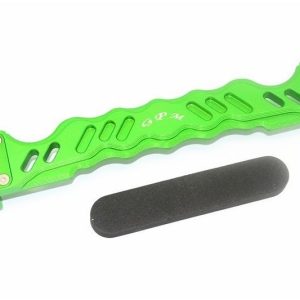 FERMO BATTERIA IN ALLUMINIO -SET 2 PEZZI verde GPM TRX 1/10 MAXX