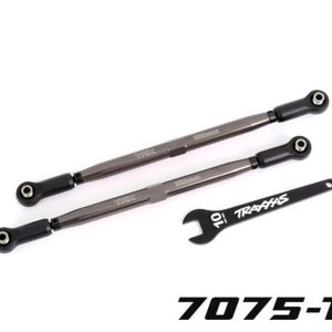 Tiranti Convergenza Alluminio 7075-T6 Xmaxx per Kit 7895 WideMAXX (2) - Grigio
