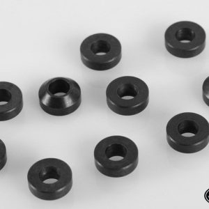 Heavy Duty Steel Black 3mm Con Washers (10) RC4WD