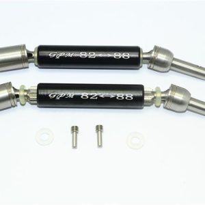 ALBERO MOTORE POSTERIORE CVD IN ACCIAIO INOSSIDABILE 304+ALLUMINIO -SET 6 PEZZI GPM TRX XO-01 nero