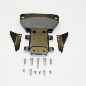 PROTEZIONE SCATOLA INGRANAGGIO ALU rr1PZ SLASH 4X4 LCG 68086-21 VERSIONE GPM TRX 1/10 SLASH 4x4 LCG RALLY nero