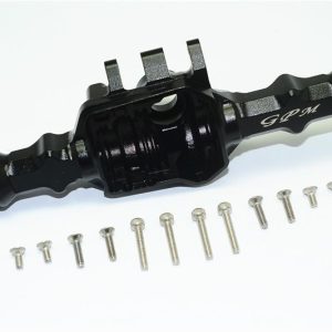 SCATOLA INGRANAGGIO POSTERIORE IN ALLUMINIO (SENZA COPERCHIO) -15 PC SET nero GPM TRX TRX4 DEFENDER