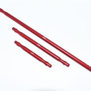 BARRA DI SUPPORTO ANTERIORE, CENTRALE E POSTERIORE IN ALLUMINIO -3PC rossa GPM ARRMA 1/5 KRATON 8S