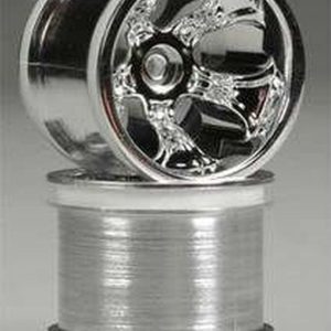 SLVR Bully cromato (5 razze) posteriore per camion Tamiya/Traxxas