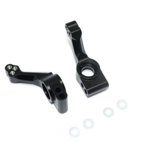 BRACCIO A SNODO POSTERIORE IN ALLUMINIO - SET 6 PEZZI nero GPM TRX 1/10 SLASH 2WD