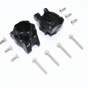 SUPPORTI SCATOLA INGRANAGGIO POSTERIORE IN ALLUMINIO-SET DA 12 PEZZI neri GPM TRX TRX4 DEFENDER