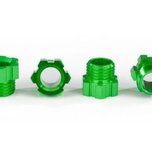 Mozzi Dadi per Cingoli 8880 alluminio Verde (4)