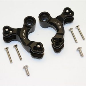 MONTAGGIO AMMORTIZZATORE REGOLABILE ANTERIORE O POSTERIORE IN ALLUMINIO-1PC nero GPM ARRMA 1/8 NERO