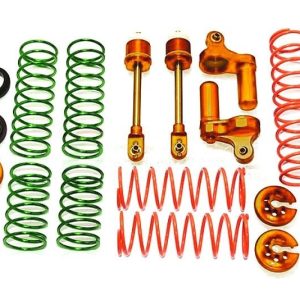 COMPONENTI AMMORTIZZATORE A L A FORMA DI L ANTERIORE/POSTERIORE IN ALLUMINIO - 1SET arancione GPM TRX XMAXX 8S 6S