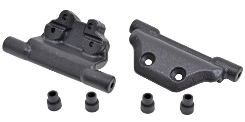 Supporto per barra impennata nero (adatto per TRX3678) TRX Rustler 4x4