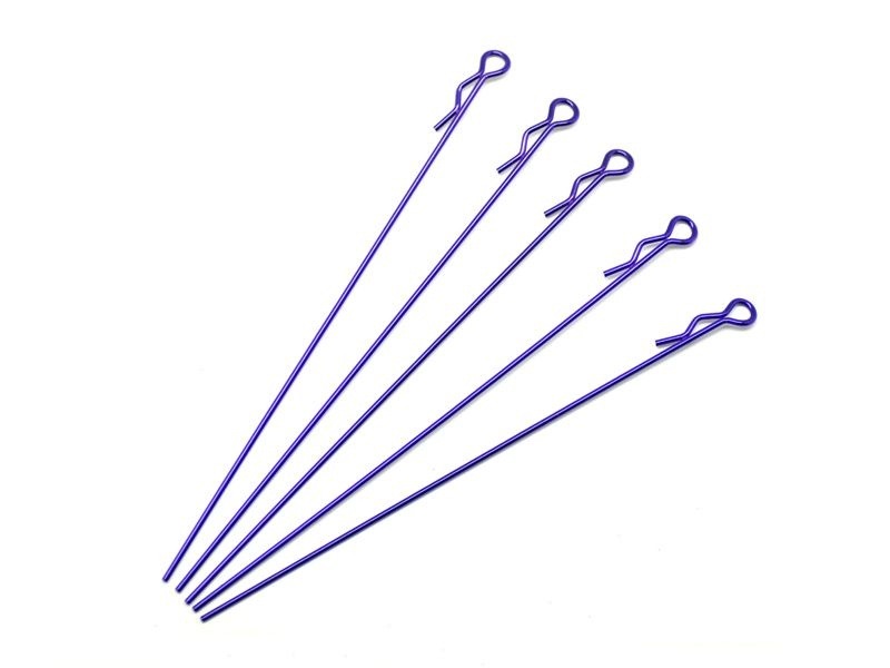 extra long body clip 1/10 - metallic purple (5) ARROWMAX (Body Clips )