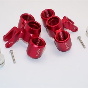 BRACCIO ANTERIORE IN ALLUMINIO - SET 1PR rosso GPM ARRMA 1/8 NERO