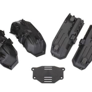 Passaruota interni stretti anteriori e posteriori TRX-4,viteria,supporto batteria