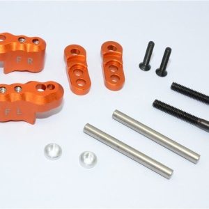 AMMORTIZZATORE ANTERIORE REGOLABILE IN ALLUMINIO - 1SET arancione GPM TRX XMAXX 8S 6S