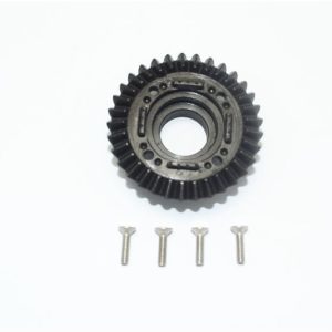 ANELLO INGRANAGGIO DIFFERENZIALE ANTERIORE/POSTERIORE N. 45 IN ACCIAIO HARDEN -SET 5 PEZZI GPM TRX UDR nero