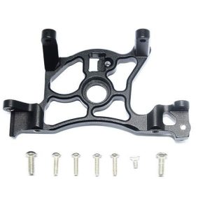MONTAGGIO COPERTURA INGRANAGGIO POSTERIORE IN ALLUMINIO - SET 8 PEZZI nero GPM TRX 1/10 RUSTLER 4x4