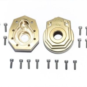 ALLOGGIAMENTO PORTALE ESTERNO IN OTTONE (ANTERIORE O POSTERIORE) HvyEd-18PCS GPM TRX TRX4 DEFENDER TRX6