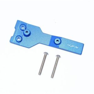 PROTEZIONE COLLEGAMENTO TELAIO POSTERIORE IN ALLUMINIO - SET 3 PEZZI blu GPM TRX 1/10 MAXX