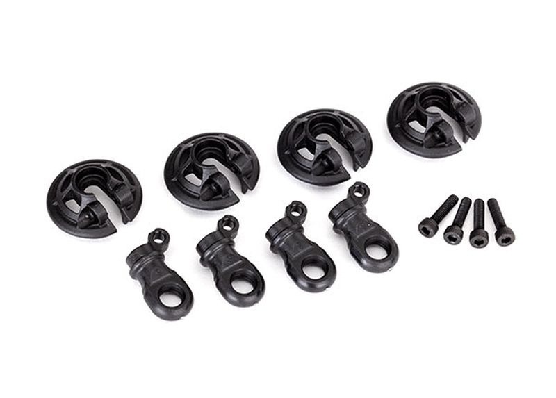 Fermamolla e manine in plastica per Ammortizzatori GTR 1/10 (4)