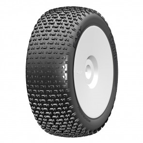 1:8 BU - EASY - A Soft - Nuovo Inserto Cellule Chiuse - Montata su Cerchio Bianco - 1 Paio