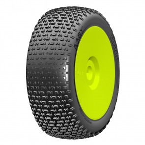 1:8 BU - EASY - A Soft - Nuovo Inserto Cellule Chiuse - Montata su Cerchio Giallo - 1 Paio